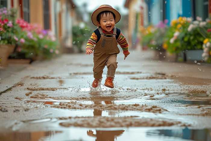 踩水坑儿童故事(踩水坑的故事) 踩水坑儿童故事(踩水坑的故事)