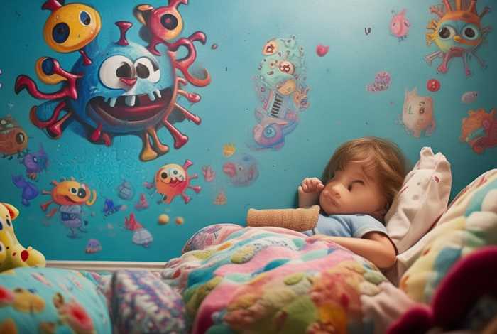 病毒的故事儿童睡前故事；关于病毒的睡前故事