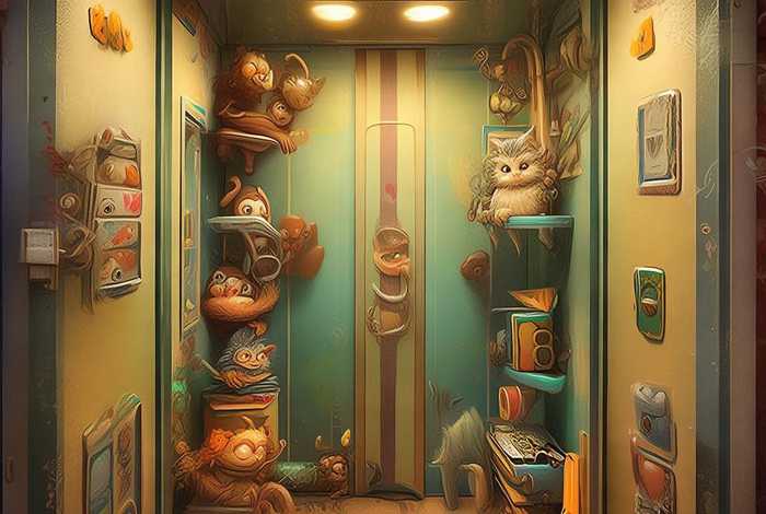 电梯绘本故事 - 关于电梯的绘本故事