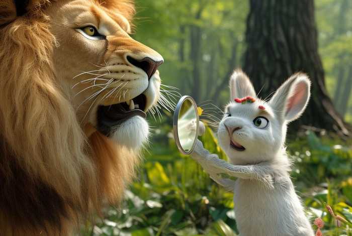 聪明的小白兔的故事 聪明的小白兔的故事狮子问口臭 聪明的小白兔的故事 聪明的小白兔的故事狮子问口臭