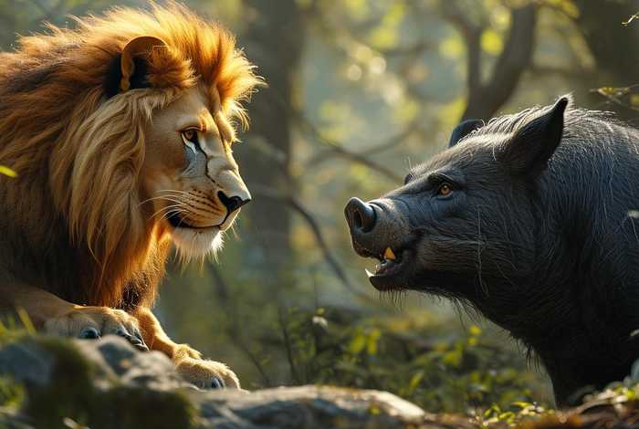 财商小故事、财商小故事狮子野猪的背景故事详解 财商小故事、财商小故事狮子野猪的背景故事详解