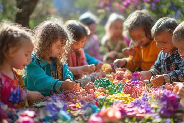 春天来了儿童画示范画、春天来了儿童画彩泥 春天来了儿童画示范画、春天来了儿童画彩泥