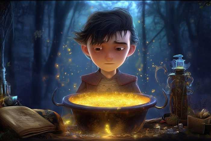 点金术故事改编；改编点金术故事作文