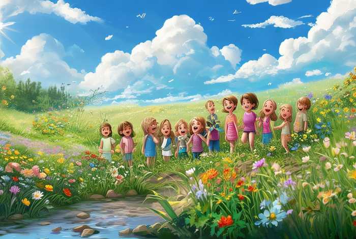 春天的故事儿童合唱、春天的故事合唱歌曲