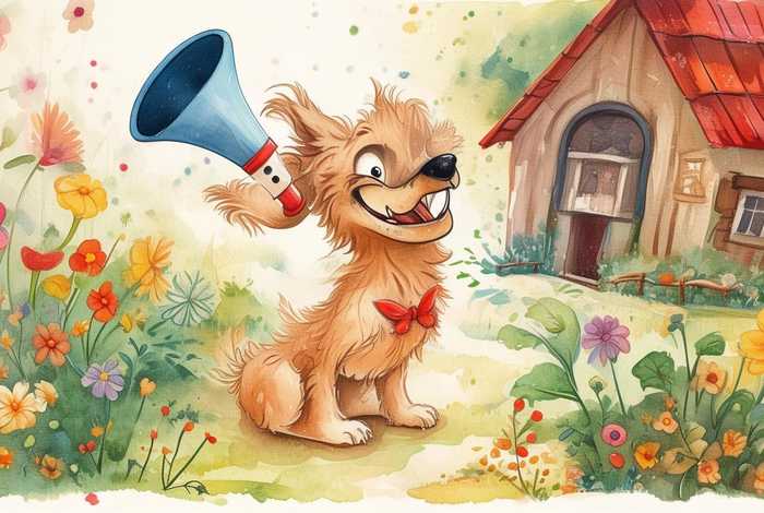 爱叫的小狗儿童绘本故事；爱叫的小狗 绘本故事
