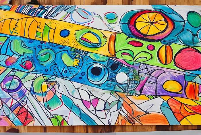 点线面儿童画线描（点线面儿童画画大全简单漂亮）