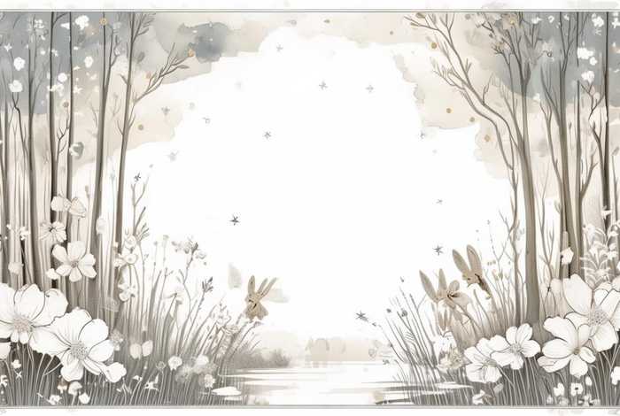 白色主题儿童故事 - 白色画布故事绘本 白色主题儿童故事 - 白色画布故事绘本