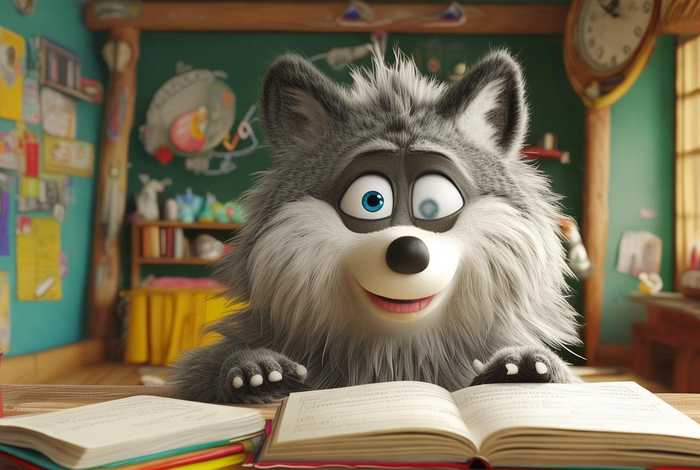 笨狼上学的故事 - 笨狼的故事之上学读后感想 笨狼上学的故事 - 笨狼的故事之上学读后感想