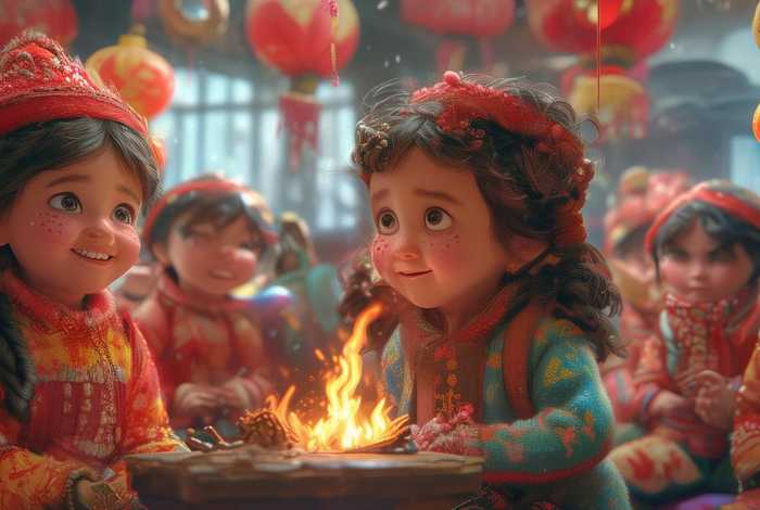 春节儿童故事简短2-3分钟；春节故事幼儿园