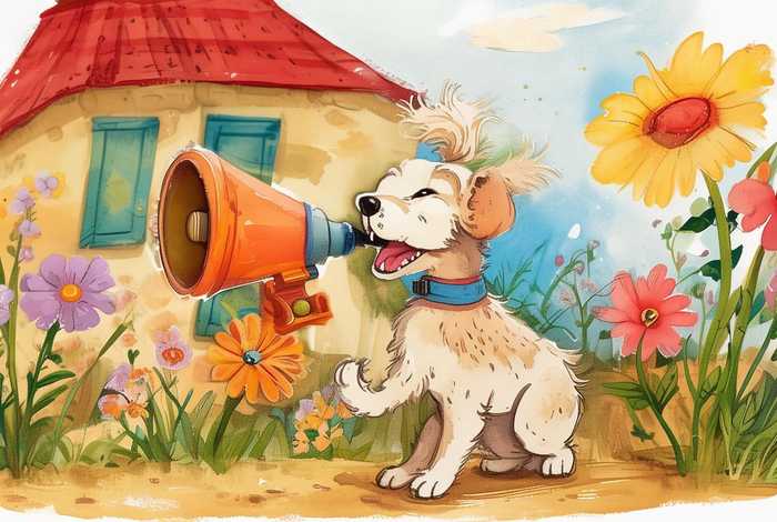 爱叫的小狗儿童绘本故事；爱叫的小狗 绘本故事