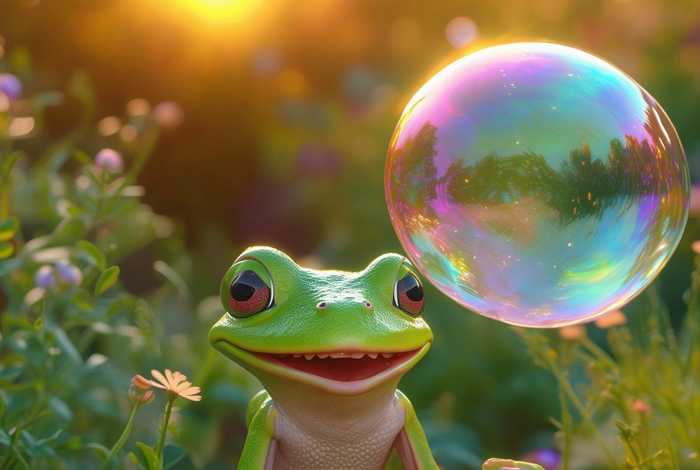 爱吹泡泡的小青蛙故事（关于吹泡泡的小故事）