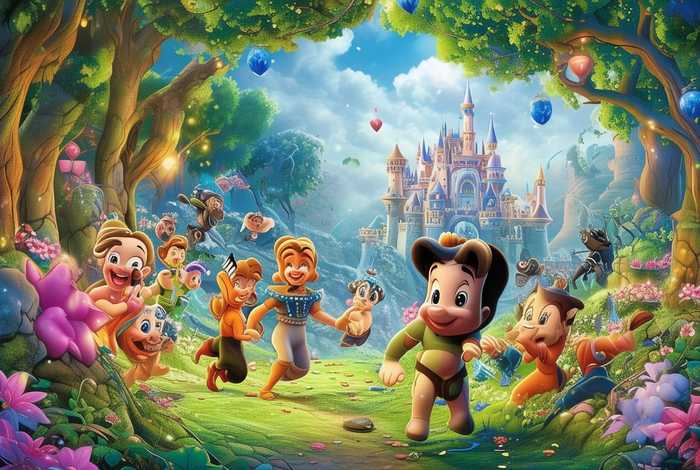迪斯尼儿童故事 迪斯尼的故事