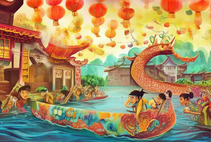 端午节的由来绘本故事 - 端午节的由来绘本故事图片