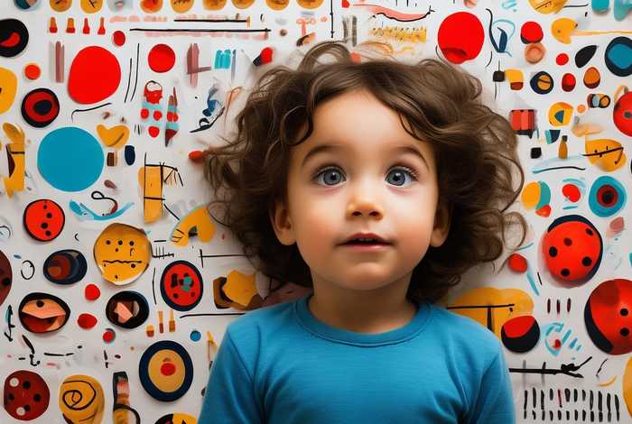 点线面构成的简单作品 儿童、点线面构成的简单图案 儿童