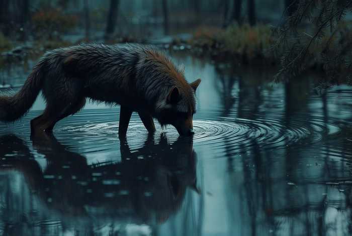 池塘里的狼尾巴故事 池塘里的狼尾巴故事讲了什么