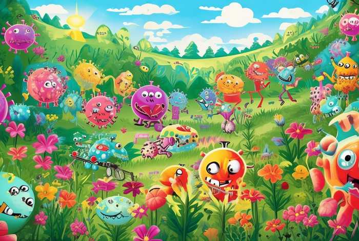 病毒的故事绘本；病毒的故事绘本图片