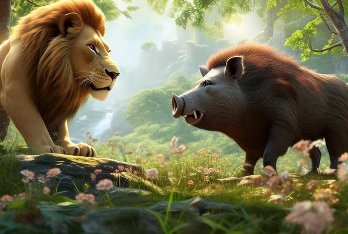财商小故事 财商小故事狮子野猪的背景故事详解 财商小故事 财商小故事狮子野猪的背景故事详解