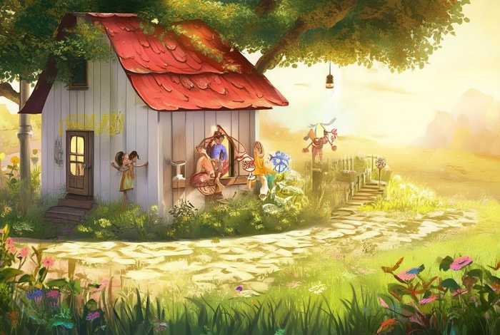 白房子儿童故事、白房子幼儿故事