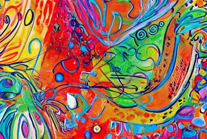 点线面儿童画 - 点线面儿童画彩色