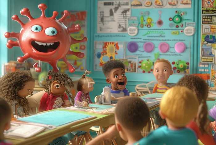 病毒的故事绘本视频，病毒的故事绘本视频教学