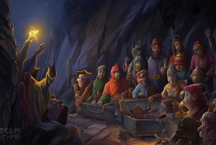 阿里巴巴和四十大盗故事音频、阿里巴巴和四十大盗的故事语音播放