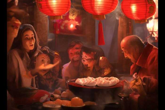 春节的传说故事50；春节的传说故事50字英语版