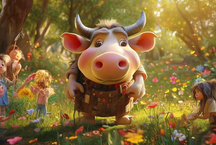 聪明的牛伯伯儿童故事,聪明的牛的故事 聪明的牛伯伯儿童故事,聪明的牛的故事
