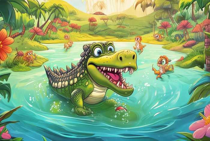 鳄鱼故事儿童故事视频（幼儿鳄鱼故事视频）
