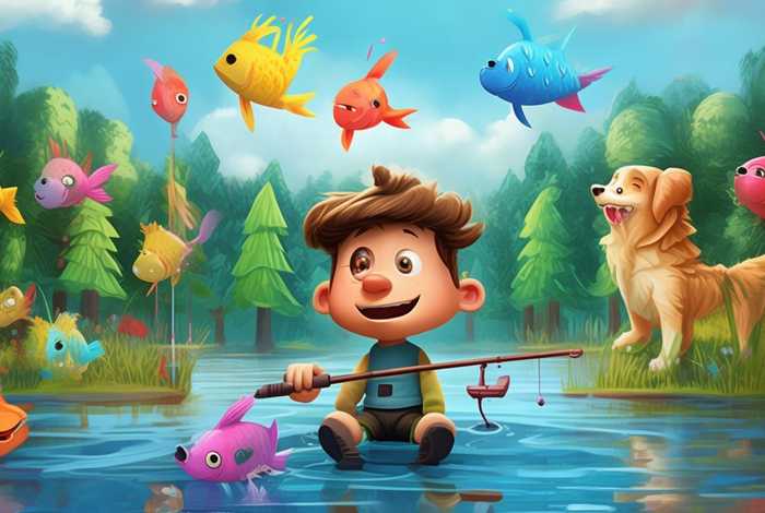 钓鱼的绘本故事，钓鱼的绘本故事图片
