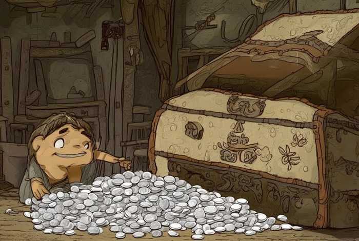 此地无银三百两少儿故事表演(此地无银三百两的故事插画) 此地无银三百两少儿故事表演(此地无银三百两的故事插画)