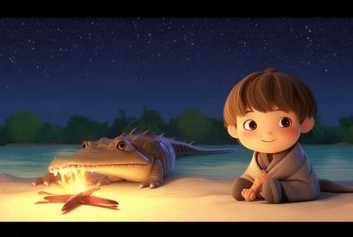 鳄鱼儿童故事睡前故事；睡前鳄鱼的故事