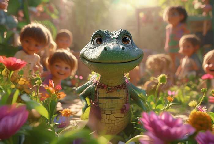 鳄鱼幼儿故事；幼儿园小鳄鱼的故事