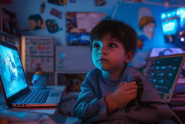 沉迷网络的孩子视频（沉迷网络的孩子视频大全）