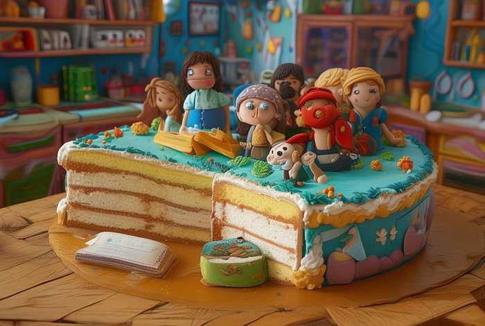 蛋糕里的秘密儿童故事；蛋糕的绘本故事
