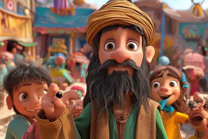 聪明的阿凡提儿童故事 - 聪明的阿凡提幼儿故事