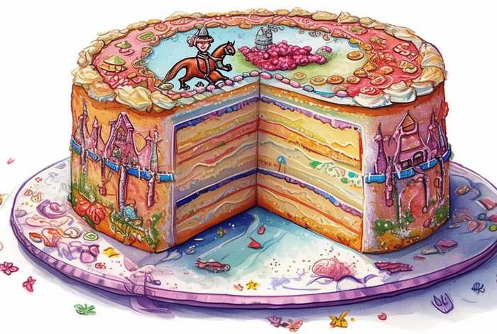 蛋糕的故事图片 蛋糕的故事图片简笔画