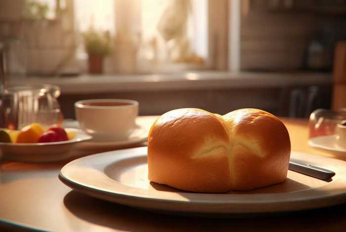 爱心面包早餐(爱心形状的面包) 爱心面包早餐(爱心形状的面包)