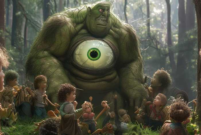 独眼巨人儿童故事、独眼巨人的故事在线听