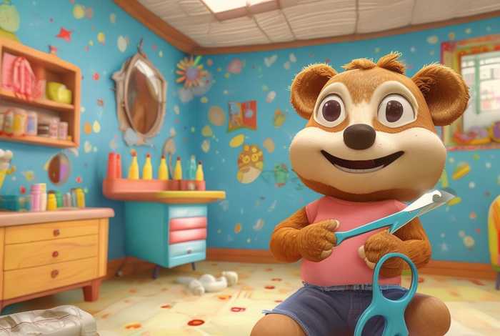 笨笨熊儿童理发屋 笨笨熊儿童摄影 笨笨熊儿童理发屋 笨笨熊儿童摄影