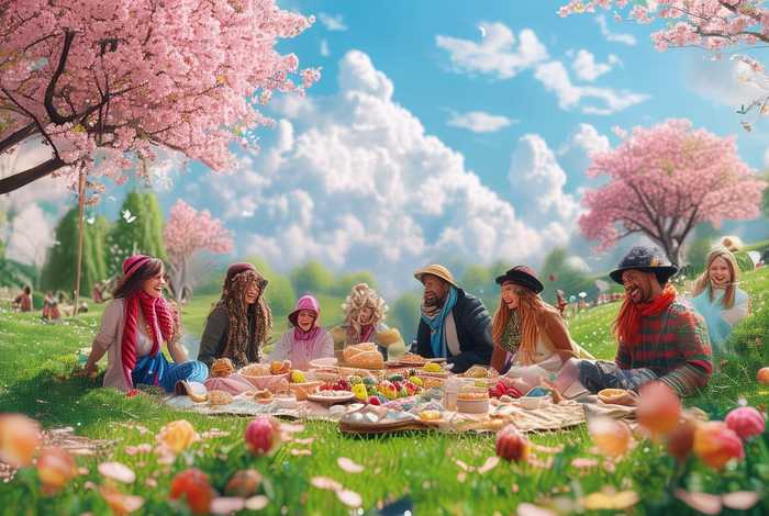 春游故事图片 春游故事图片素材