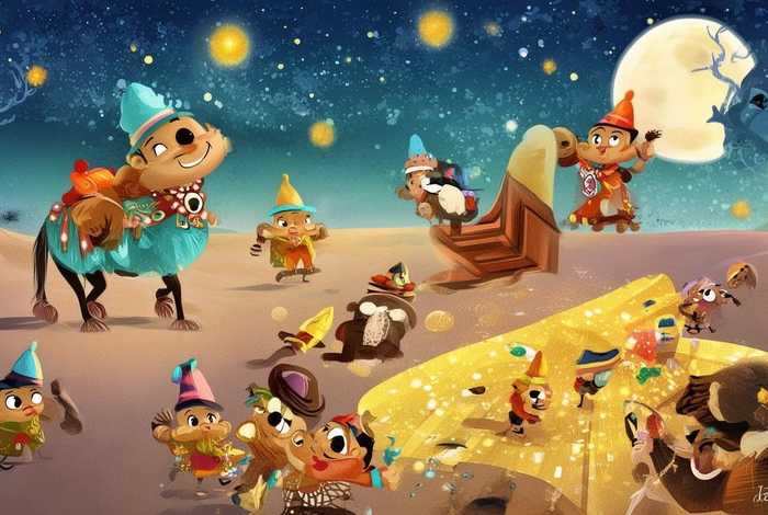 阿里巴巴和四十大盗幼儿睡前故事音频，少儿睡前故事在线收听阿里巴巴和四十大盗