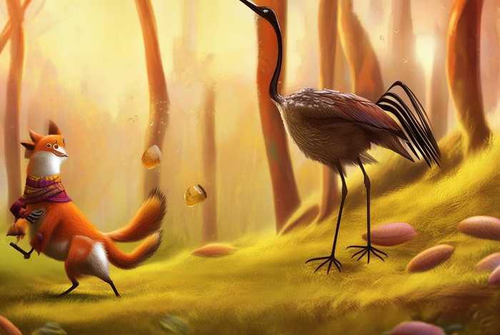 贝乐虎儿童故事狐狸与仙鹤 贝乐虎故事狐狸和仙鹤