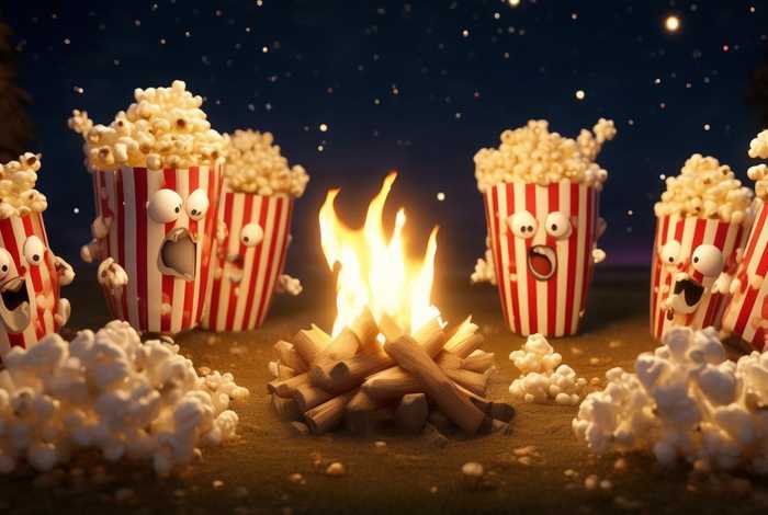 爆米花故事（爆米花的故事笑话）