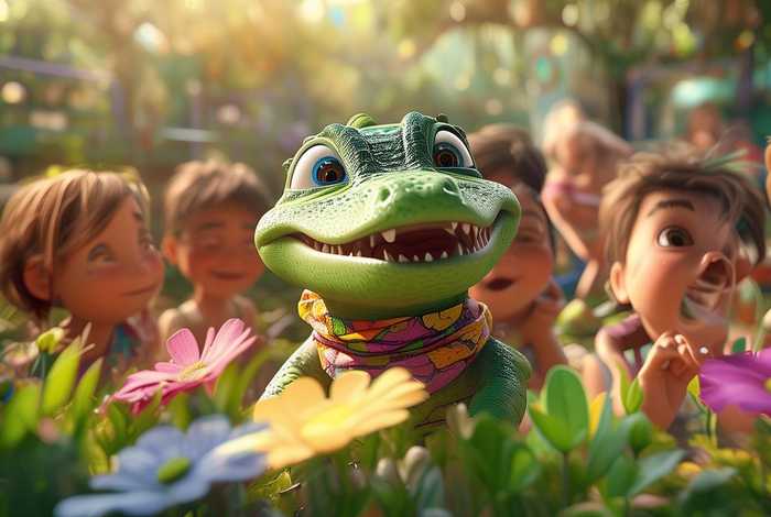 鳄鱼幼儿故事；幼儿园小鳄鱼的故事