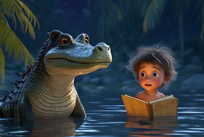 鳄鱼的睡前故事1001无标题，鳄鱼的睡前故事1001无标题内容