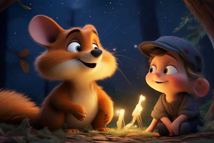 臭鼬 儿童故事；睡前故事臭鼬的故事