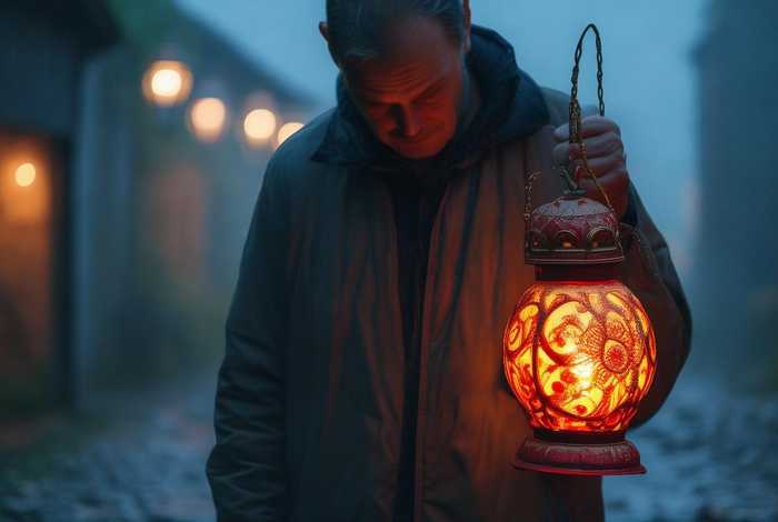 灯笼的故事 - 盲人打灯笼的故事