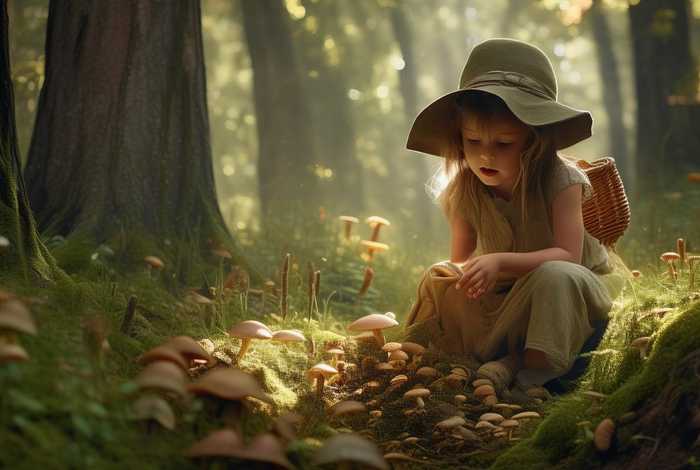 采蘑菇的故事完整版；采蘑菇的故事完整版图片