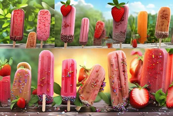 草莓冰棒的简单做法；草莓冰棒的简单做法大全