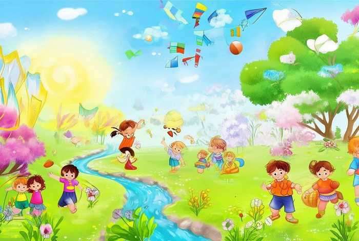 春天的故事儿童画 春天的故事幼儿画